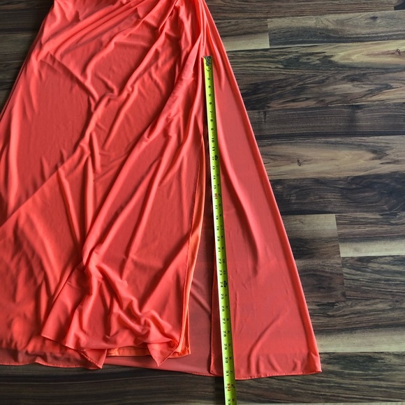 BNWT La Femme strapless / beaded floor length gown - Picture 11 of 12